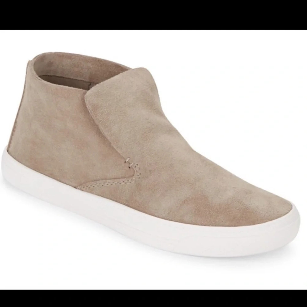 DV Dolce Vita Tan Suede Hi Top Sneakers 6‎